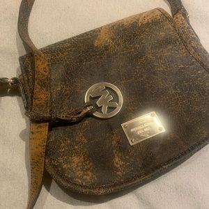 Michael Kors suede print bag